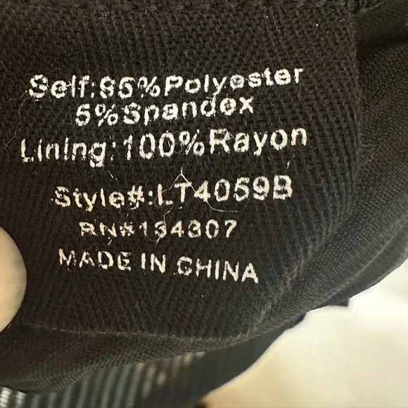 Velvet Striped burnout sheer black Michelle blouse top by line & dot size M - Picture 15 of 15